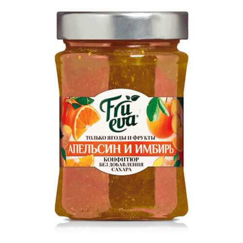 Конфитюр Frueva Апельсин с имбирём, 310 гр в Дикси
