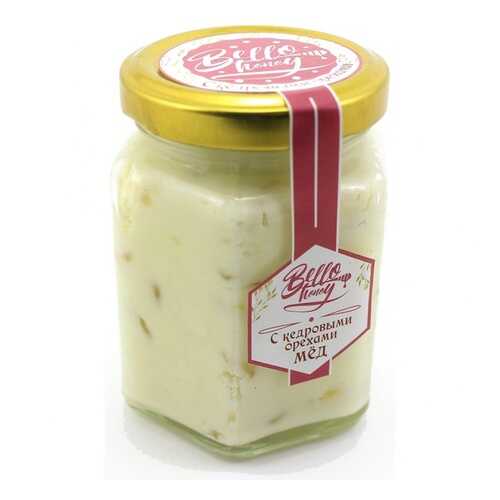 Крем-мед BelloHoney с кедровыми орехами 260 г в Дикси