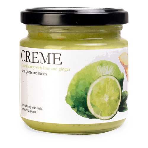 Крем-мёд CREME цветочный с лаймом и имбирем 250г Россия в Дикси