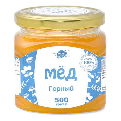Мед горный Образ жизни 0.5 кг в Дикси