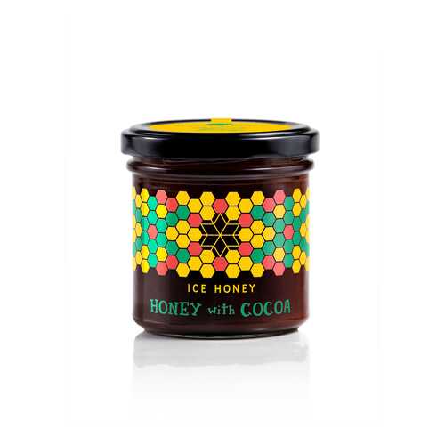 Мед Ice honey с какао (Honey with Cocoa) 200 г в Дикси