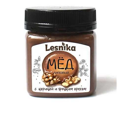 Мед Lesnika липовый с корицей и грецким орехом 250гр в Дикси