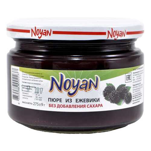 Пюре Noyan из ежевики без сахара 270 г в Дикси