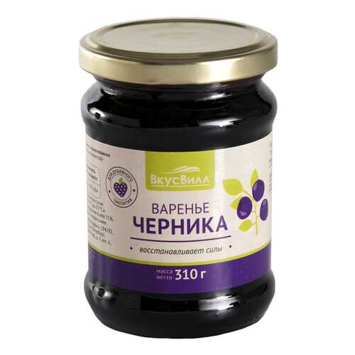 Варенье черничное 310 г в Дикси