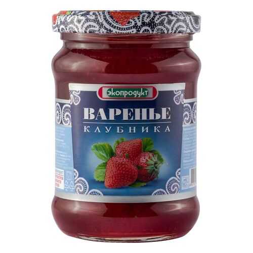 Варенье Экопродукт клубника 325 г в Дикси