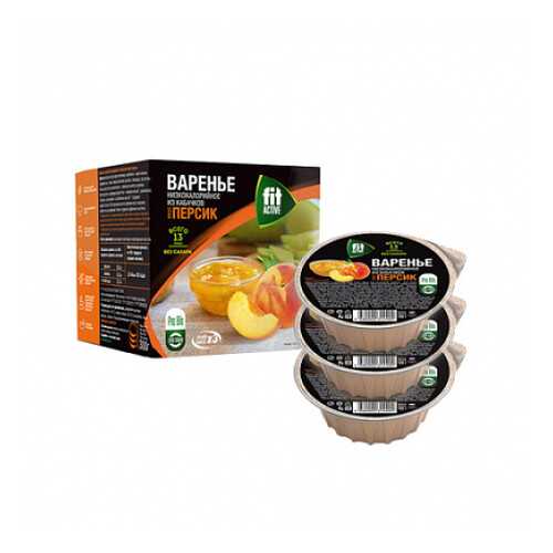 Варенье из кабачков с персиком Fit Parad 3 шт в Дикси