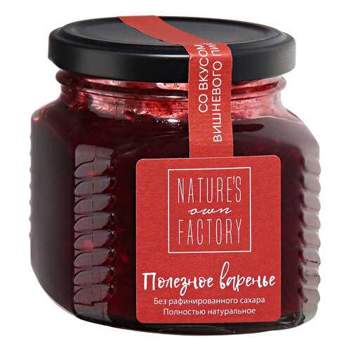 Варенье Nature's Own Factory Вишневый пирог с гречишным чаем ООО Кондитер-Сервис 250г в Дикси