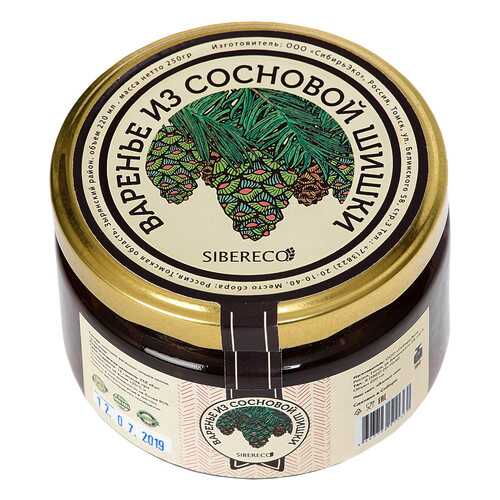 Варенье Sibereco из сосновой шишки 250 г в Дикси