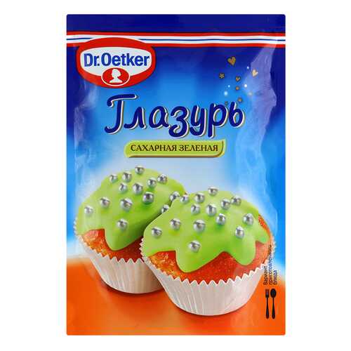 Глазурь Dr.Oetker сахарная зеленая 100 г в Дикси