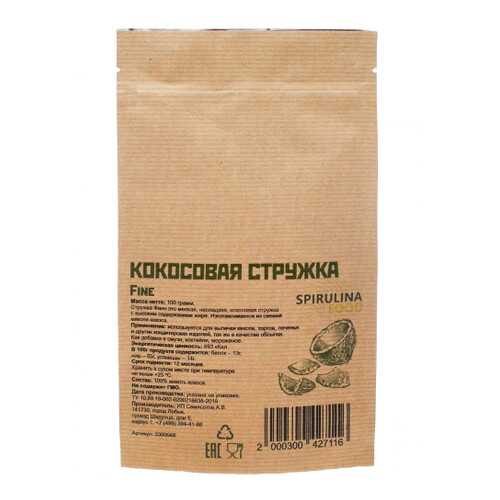 Кокосовая стружка fine 100 гр в Дикси