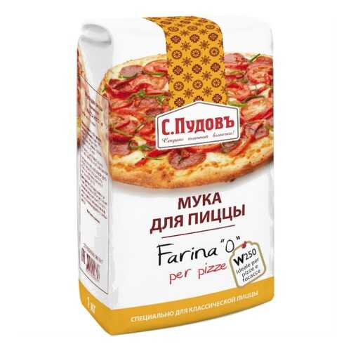 Мука для пиццы С.Пудовъ 1 кг в Дикси