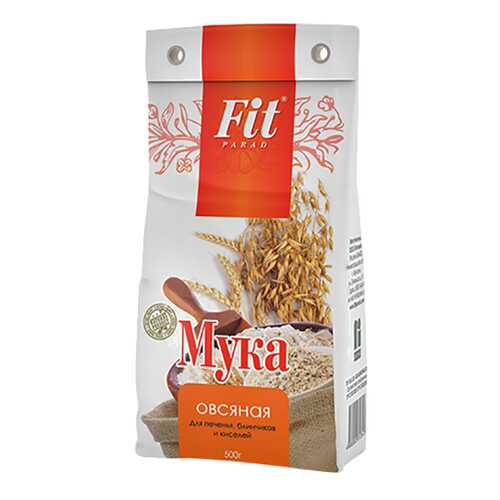 Мука Fit Parad овсяная в Дикси