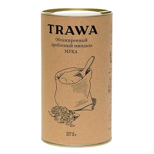 Мука из обезжиренного миндаля Trawa 375 г в Дикси