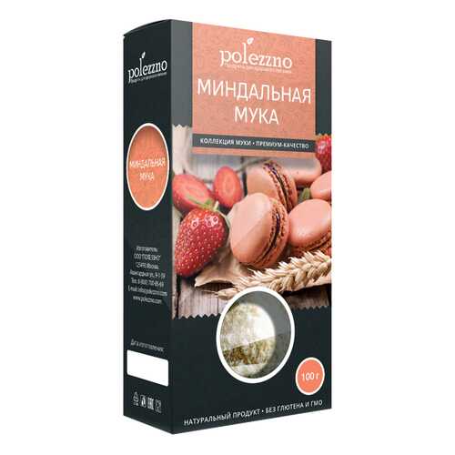 Мука Polezzno миндальная 100 г в Дикси