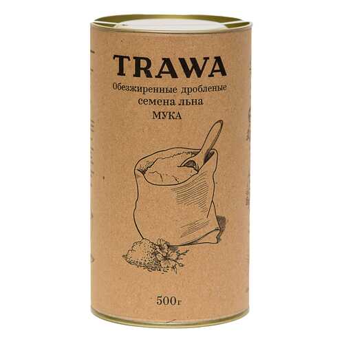Мука Trawa из обезжиренных семян льна 500 мл в Дикси