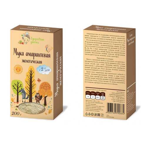Мука Здоровые детки амарантовая 200 г в Дикси