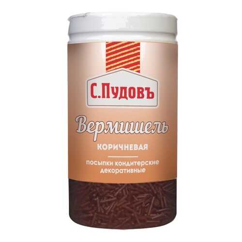 Посыпка вермишель коричневая С.Пудовъ 40 г в Дикси