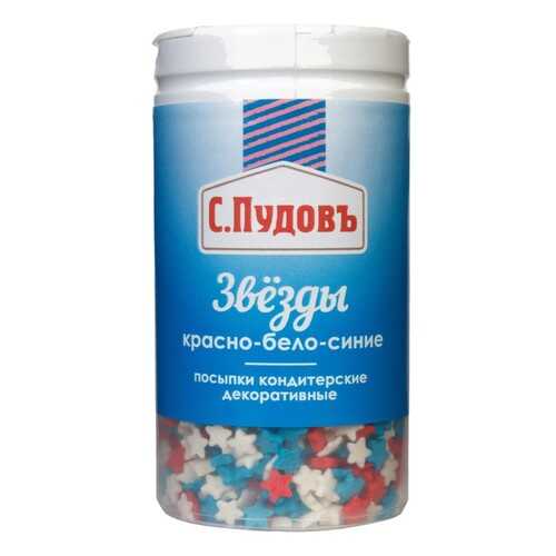 Посыпка звезды красно-бело-синие С.Пудовъ 45 г в Дикси