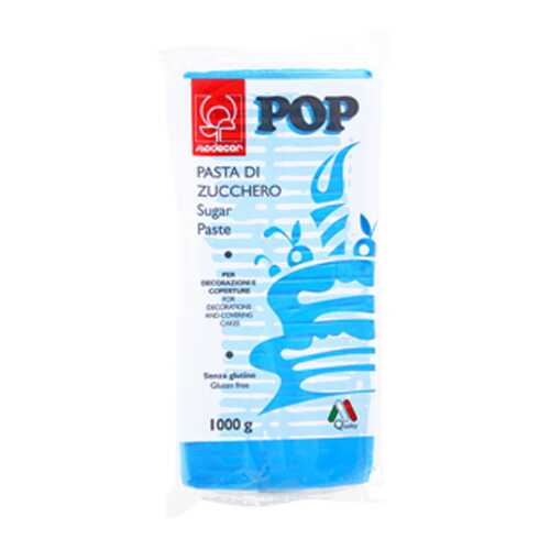 Сахарная Мастика универсальная для торта Modecor POP - Синяя, 1кг. (25473/p) в Дикси