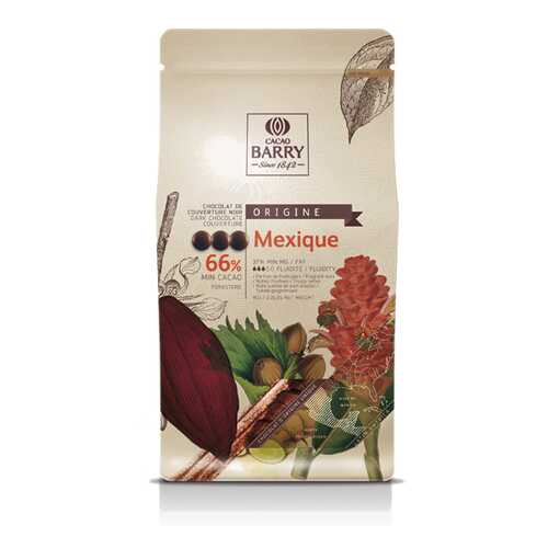 Шоколад Cacao Barry MEXIQUE - Темный, 66%, 1кг. (CHD-N66MEX-2B-U75) в Дикси