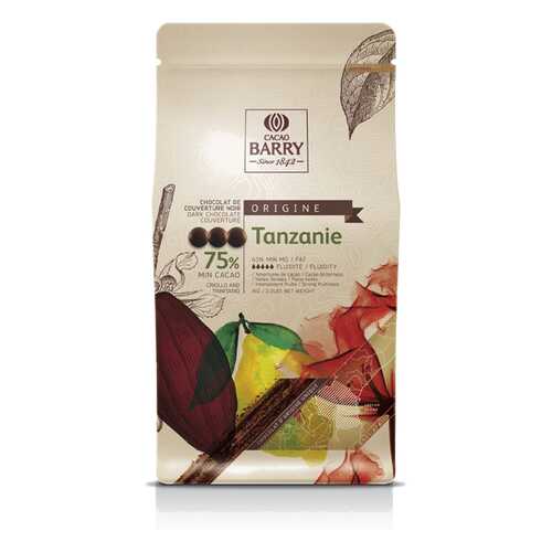 Шоколад Cacao Barry TANZANIE - Темный, 75%, 1кг. в Дикси