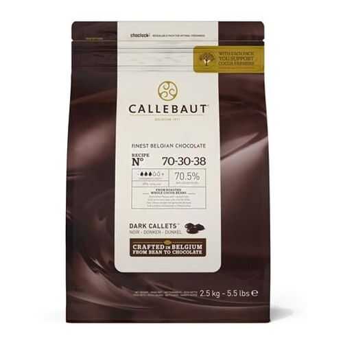 Шоколад Callebaut темный 2.5 кг в Дикси
