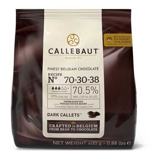 Шоколад темный Callebaut 70.5% какао (70-30-38-E0-D94) 0.4 кг в Дикси