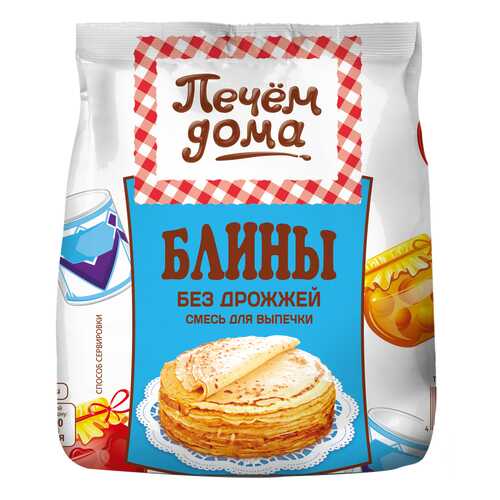 Смесь для выпечки Печем дома блины без дрожжей 300 г в Дикси