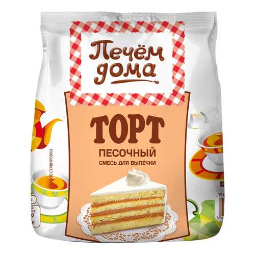 Смесь для выпечки Печем дома торт песочный 400 г в Дикси