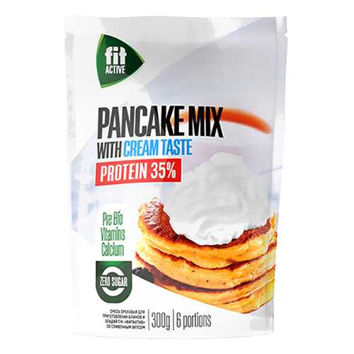 Смесь Fit Parad для оладьев со вкусом сливок высокобелковая 300 г в Дикси