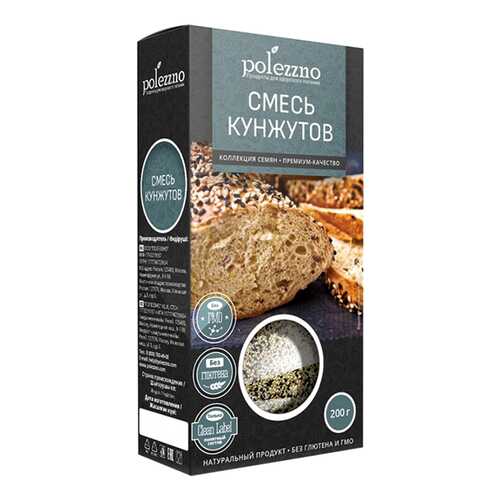 Смесь кунжутов Polezzno 200 г в Дикси