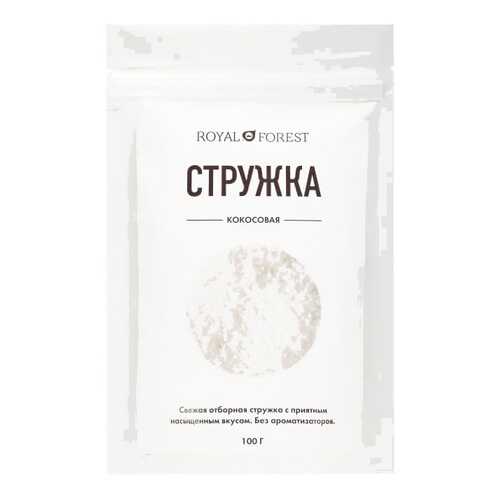Стружка кокосовая Royal Forest 100г в Дикси