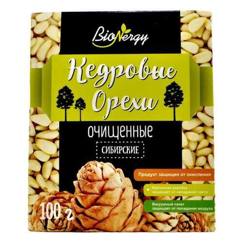 Кедровые орехи ядра BioNergy 100 г в Дикси