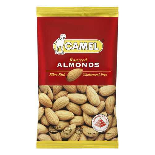 Миндаль натуральный печеный roasted almond Camel 40 г в Дикси