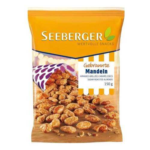 Миндаль обжареный в карамели Seeberger 150 г в Дикси