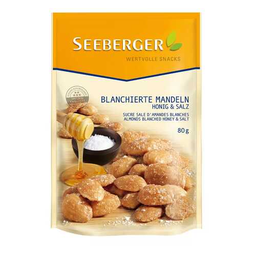 Миндаль жареный с солью и медом Seeberger 80 г в Дикси