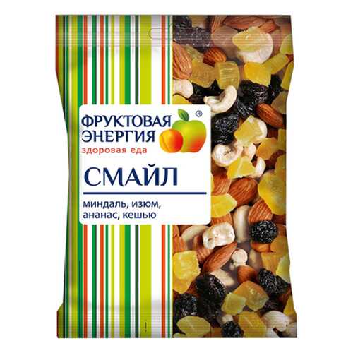 Смесь фруктово-ореховая Фрути-Смайл Фруктовая Энергия 50 г в Дикси