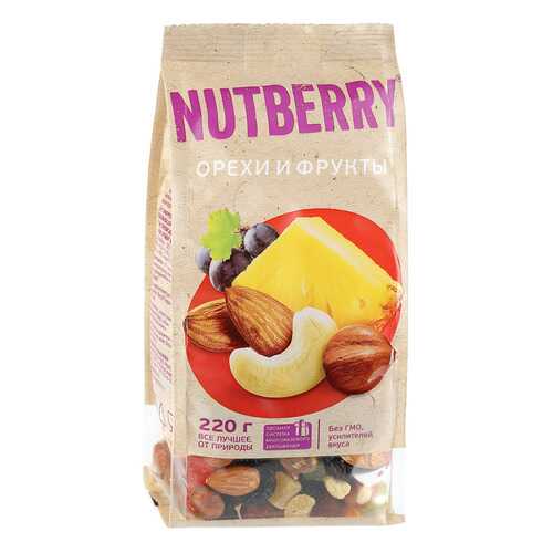 Смесь орехи-ягоды-фрукты Nutberry 220 г в Дикси
