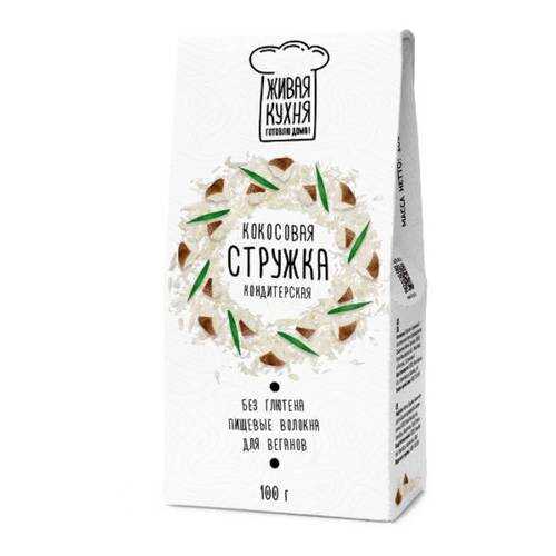 Стружка кокосовая КОМПАС ЗДОРОВЬЯ кондитерская 100г в Дикси