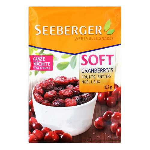 Сухофрукты Seeberger клюква мягкая 125 г в Дикси