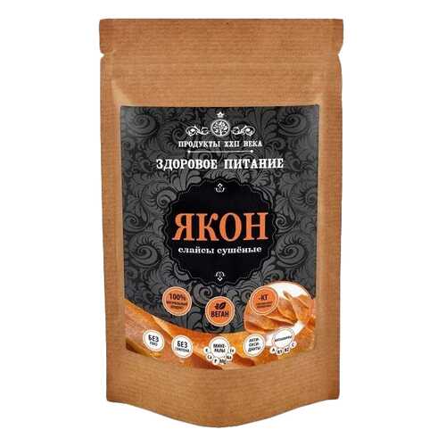 Якон Продукты XXII века слайсы сушеные 100 г в Дикси