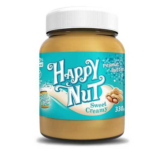 Арахисовая паста Happy Nut Sweet Creamy сладкая в Дикси
