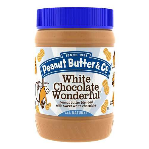 Арахисовая паста Peanut Butter&Co 454 г White Chocolate Wonder шоколад в Дикси