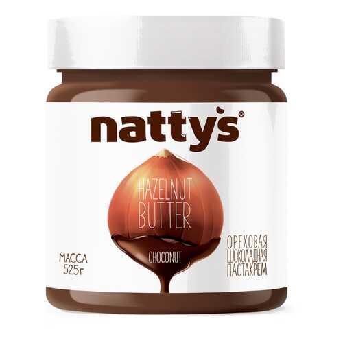Ореховая паста Nattys Choconut с добавлением какао 525 г в Дикси