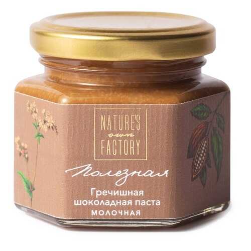 Паста Гречишная шоколадно-ореховая молочная Nature's Own Factory 120 г Россия в Дикси