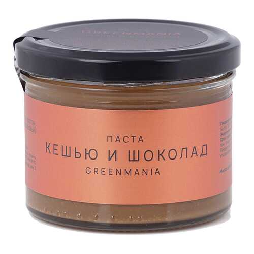 Паста GreenMania кешью и шоколад 200 г в Дикси