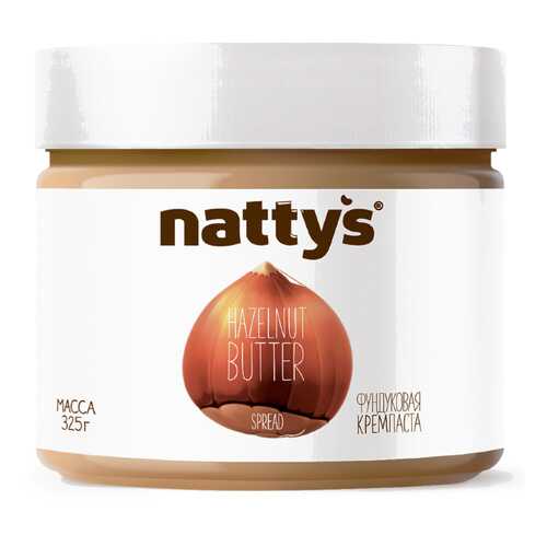 Паста Nattys Spread фундуковая без меда 325 г в Дикси