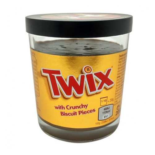 Паста Twix с хрустящими кусочками печенья 200 г в Дикси