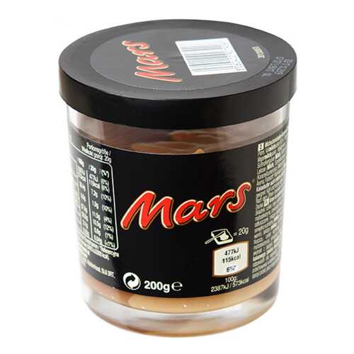 Шоколадная паста Mars 200 гр. в Дикси