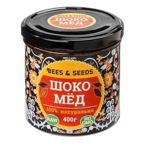 Шоколадный крем-мед без сахара Bees&Seeds здоровая энергия 400 г в Дикси